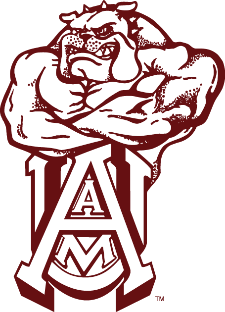 Alabama A&M Bulldogs logos iron-ons